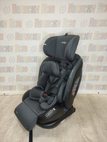 Автокресло детское Indigo MAX-X Isofix группа 0/1/2/3 (0-36) графит