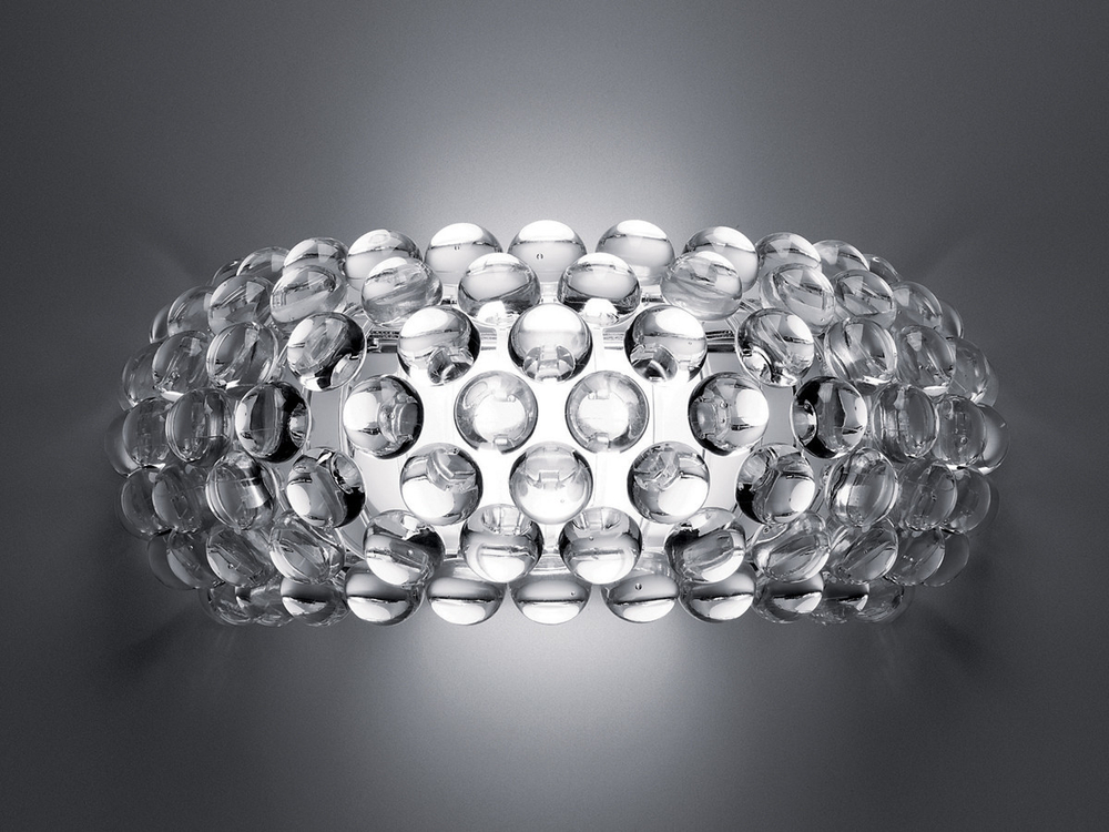 Настенный дизайнерский светильник  CABOCHE media от Foscarini (прозрачный)