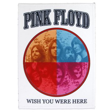 Нашивка Pink Floyd Wish You Were Here белая (754)