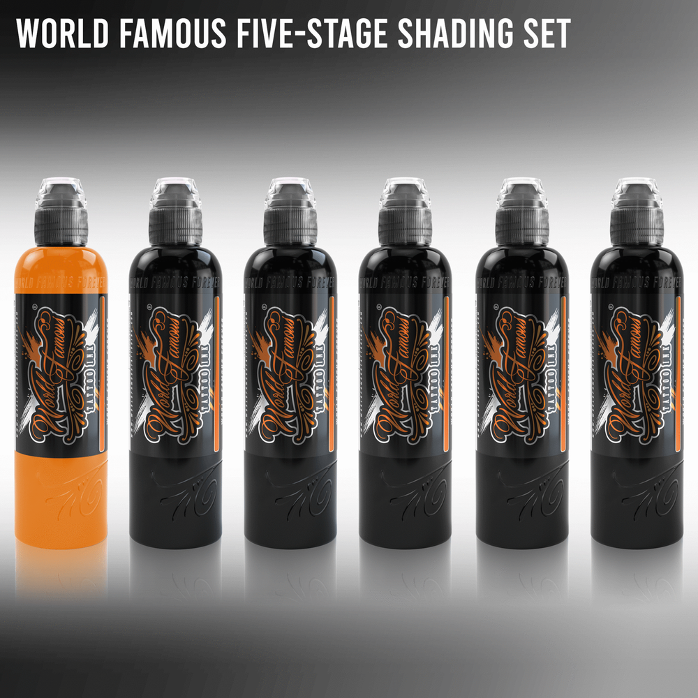 5 Stage Shading Set World Famous Tattoo Ink