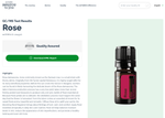 Эфирное масло dōTERRA Роза, Rose, Rosa damascena, 5 мл