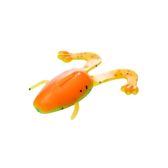 Лягушка Helios Crazy Frog 3,55"/9,0 см Pepper Green &amp; Orange 4шт. (HS-23-018)