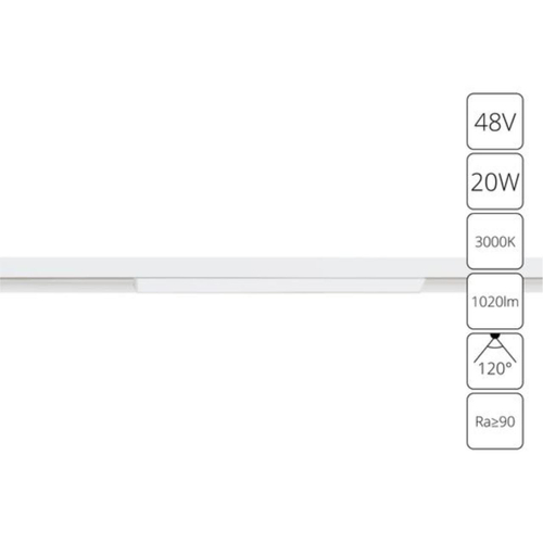 Магнитный трековый светильник Arte Lamp LINEA A4673PL-1WH