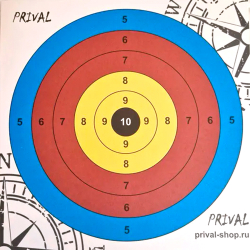 Мишени для стрельбы из лука Prival бумажные, 40см