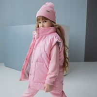 Шапка трикотажная двухслойная с отворотом "Роза"