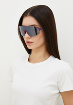 Спортивные очки HILX Savage (L) / Matt Purple Blue / Silver Lens