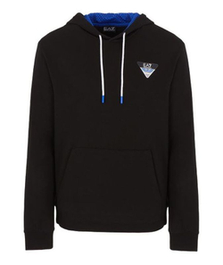 Мужская теннисная кофта EA7 Man Jersey Sweatshirt - black