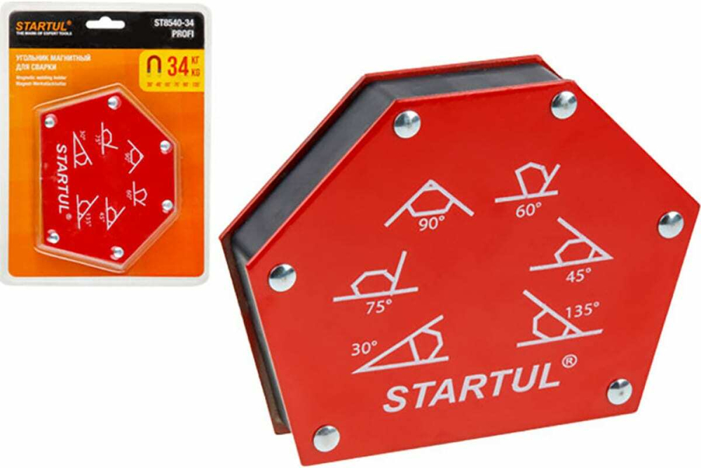 Угольник магнитный для сварки 34 кг STARTUL ST8540-34