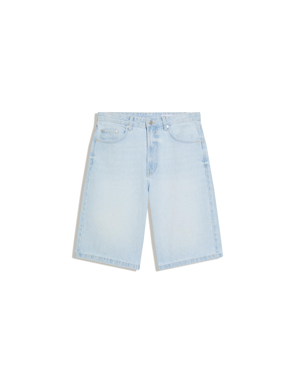 Мужские джинсовые бермуды baggy fit, арт. 1022/180 - BERSHKA