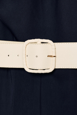 КОМБИНЕЗОН С АСИММЕТРИЧНЫМ РУКАВОМ И ПОЯСОМ — ZARA