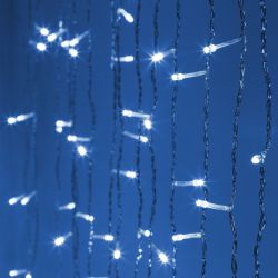 Светодиодная новогодняя гирлянда Intro Holiday INZL-02W занавес 3*2 м холодный белый 240 led 220 в | Intro