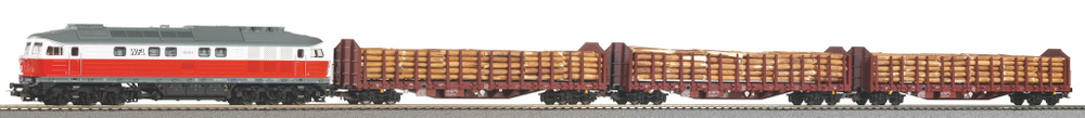 Грузовой состав BR 232 WFL + 3 Roos VI (TOFT 2022) + звук + декодер PluX22