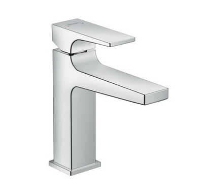 Hansgrohe Metropol Смеситель для раковины 110, однорычажный, с рычаговой рукояткой, со сливным клапаном Push-Open 32507000