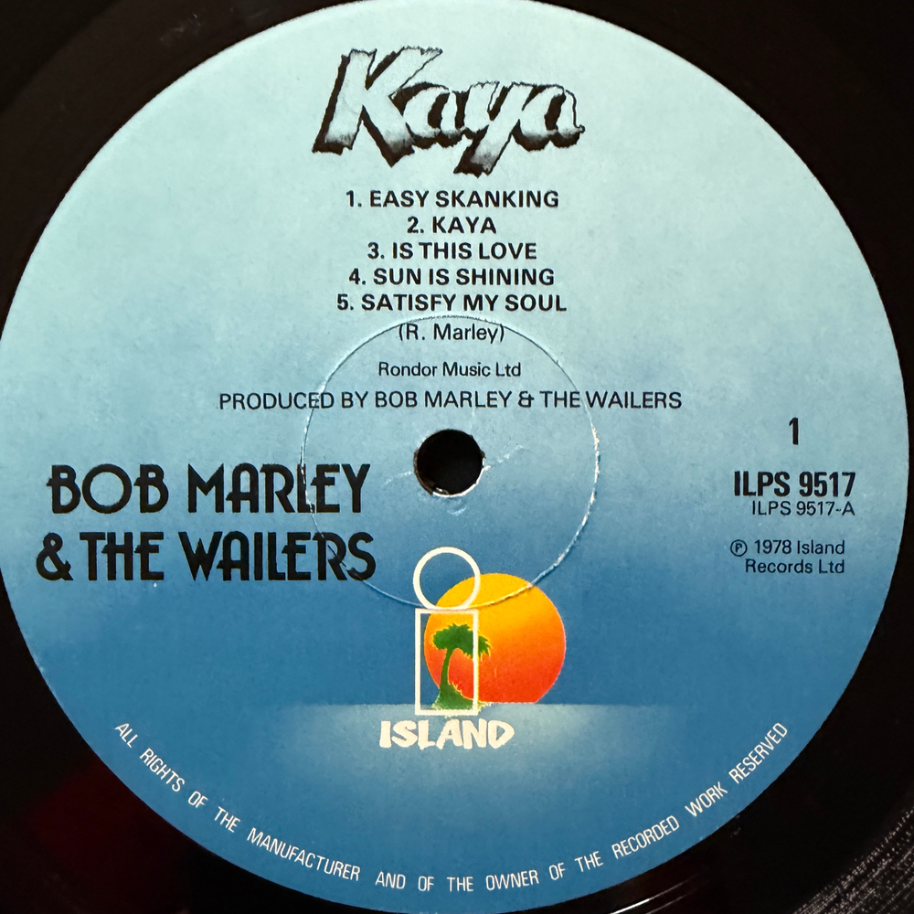 Bob Marley & The Wailers - Kaya (Англия 1978г.)