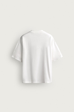 БАЗОВАЯ ФУТБОЛКА RELAXED FIT С ЭФФЕКТОМ ПОТЕРТОСТИ — ZARA