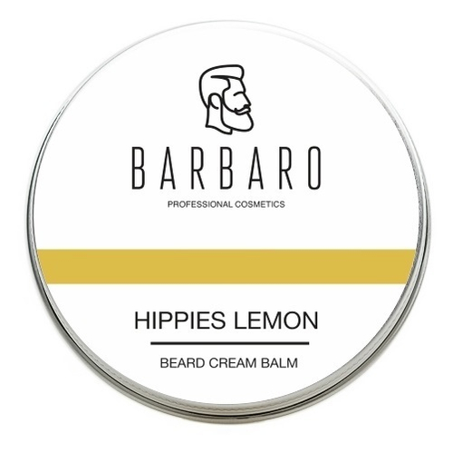 Barbaro Beard Balm Hippies lemon - Крем-бальзам для бороды Хиппи-Лимон 50 мл