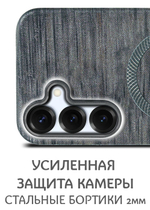 Дизайнерский чехол для SAMSUNG S25 с поддержкой беспроводной зарядки