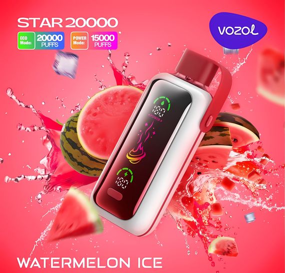 Vozol STAR 20000 - Watermelon Ice (5% nic)