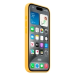Силиконовый чехол с поддержкой MagSafe Apple Silicone Case для iPhone 15 Pro, Sunshine (Лучезарный желтый)