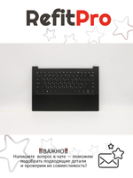 Верхняя панель с клавиатурой для ноутбука Lenovo Yoga 9-14ITL5 черная (5CB0Z69783), оригинал