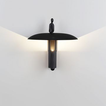Настенный светильник LED 7W 3000К 7024/7WL чёрный Shadow Odeon Light