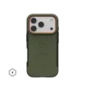 UAG Civilian with MagSafe Series Case for Apple iPhone 17 Pro Olive/Orange (Зелёный)