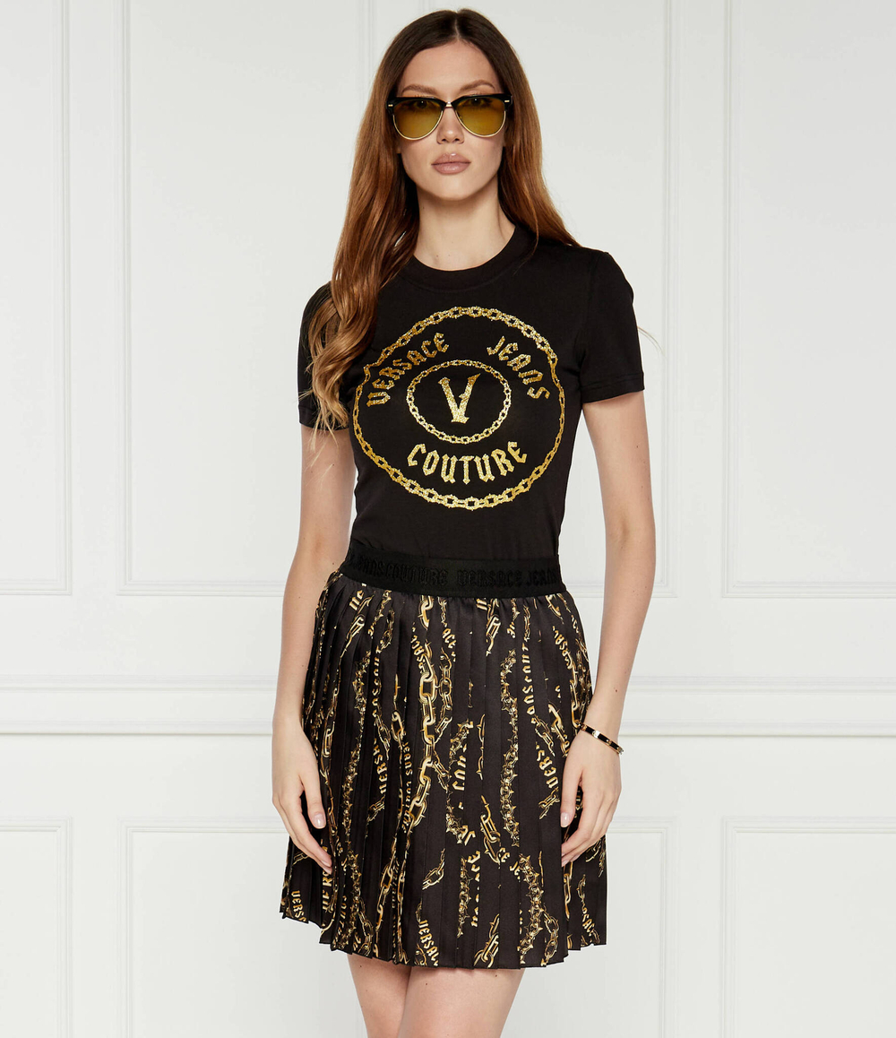 Футболка Versace Jeans Couture - черный(77HAHT02CJ03T)