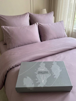 Gelin Home КПБ 6 пр. MIRA сиреневый цвет пододеяльник 200*220, простынь 240*260, наволочки 50*70 2шт, декоративные наволочки 50*70 2шт GLNN532 — фото 6