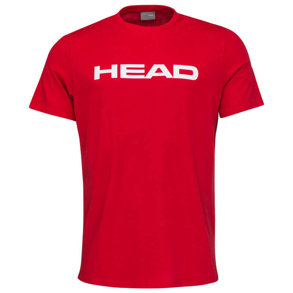 Футболка для мальчика теннисная Head Club Basic T-Shirt - красный