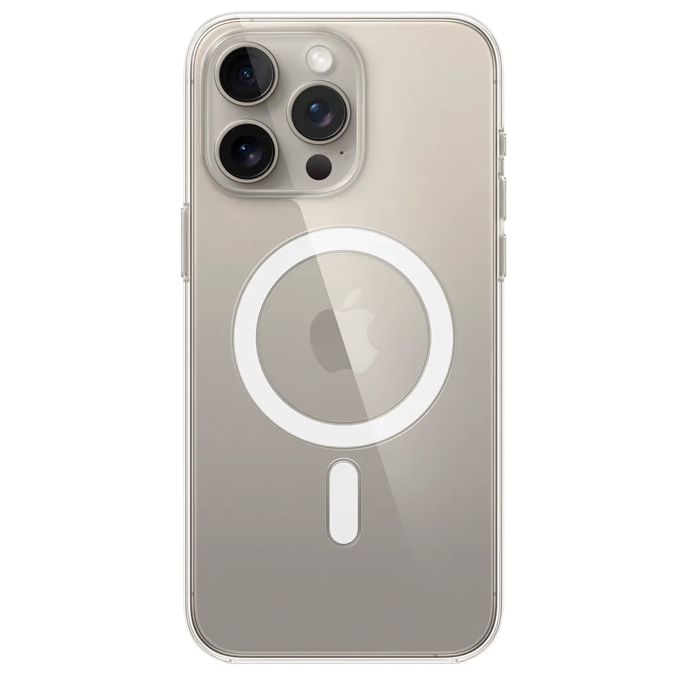 Прозрачный чехол с поддержкой MagSafe Apple Clear Case для iPhone 15 Pro Max