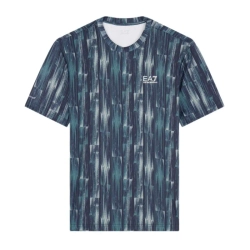 Теннисная футболка EA7 Man Jersey - blue bamboo