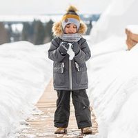 Парка зимняя мембранная на меху "Графит"