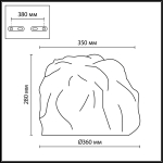 Ландшафтный светодиодный светильник Odeon Light VALINOR 7209/5GL