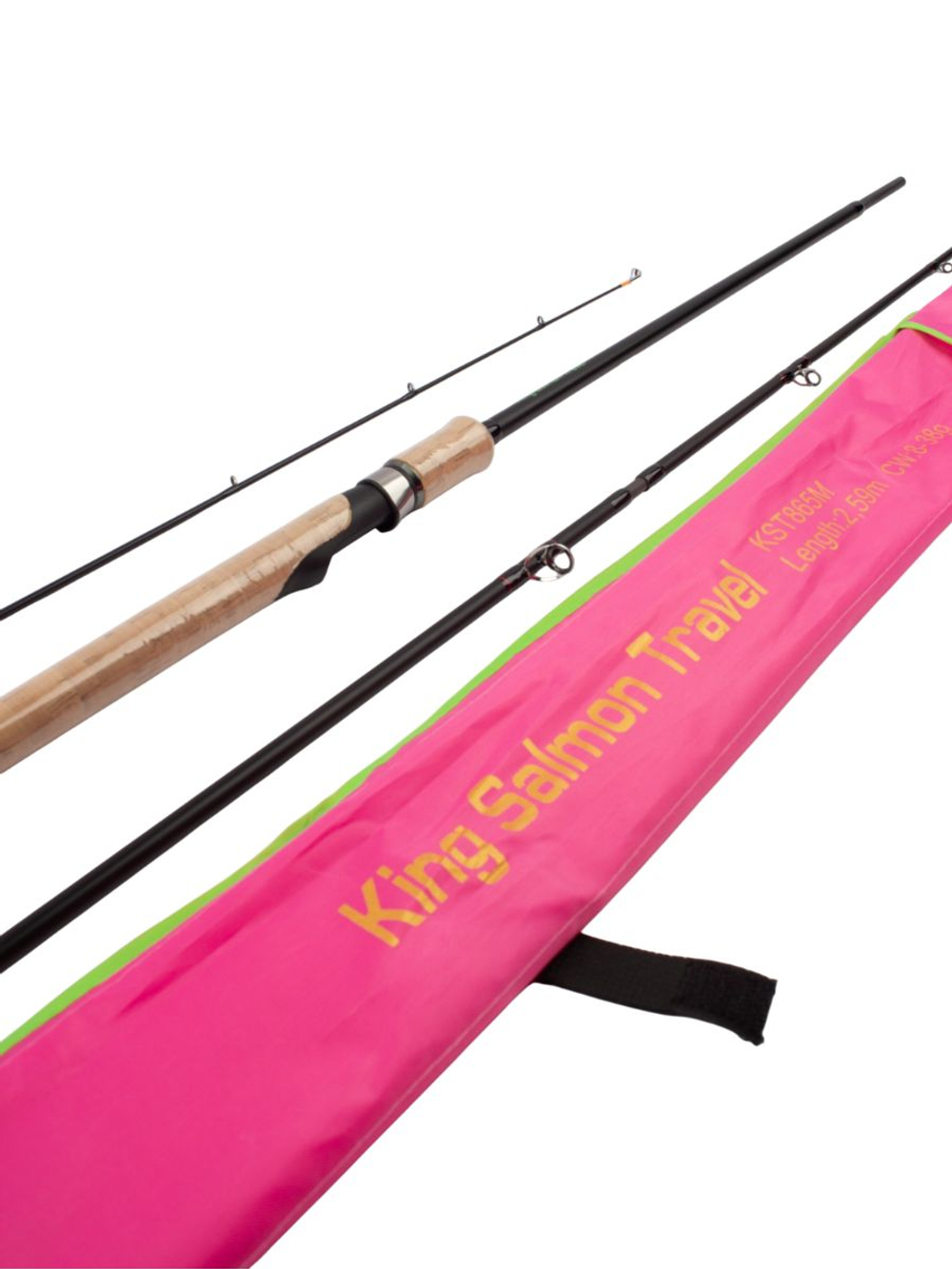 Удилище спиннинговое King Salmon Travel 5-ти частное, длина 2,59 м, тест 8-38 г