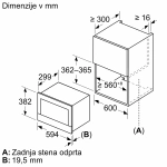 Встраиваемая микроволновая печь Bosch BFR9221B1