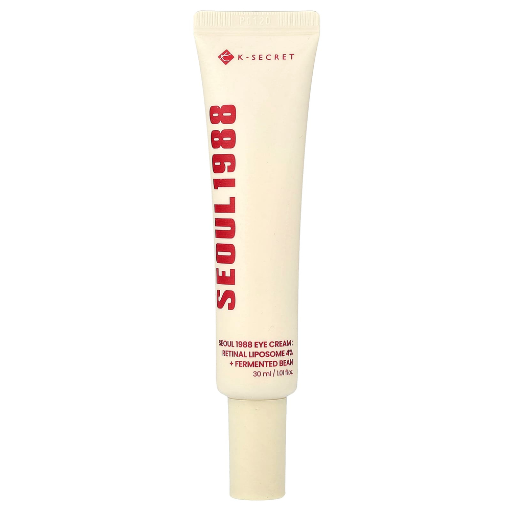 K-Secret, Seoul 1988, крем для области вокруг глаз, липосомы для сетчатки, 4% и ферментированные бобы, 30 мл (1,01 жидк. унции)