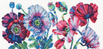 Коллекция:	Цветы¶Название по-английски:	Purple Poppies¶Название по-русски:	Пурпурные маки¶Размер кад