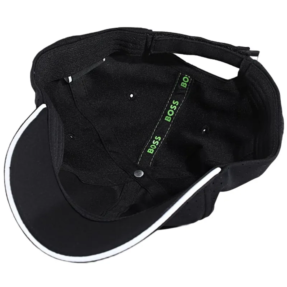 Теннисная кепка BOSS Perforated Gloss Logo - black