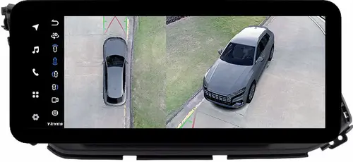 Магнитола для Hyundai Elantra 6 2018-2020 (штатная КЗВ) - Teyes LUX ONE 360 монитор 12.3" 2K QLED на Android 10, Быстрая, CarPlay, 4G SIM-слот, 4 камеры в комплекте