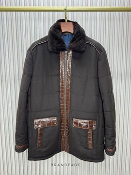 Куртка коричневая от Angelo Galasso BP5-752762