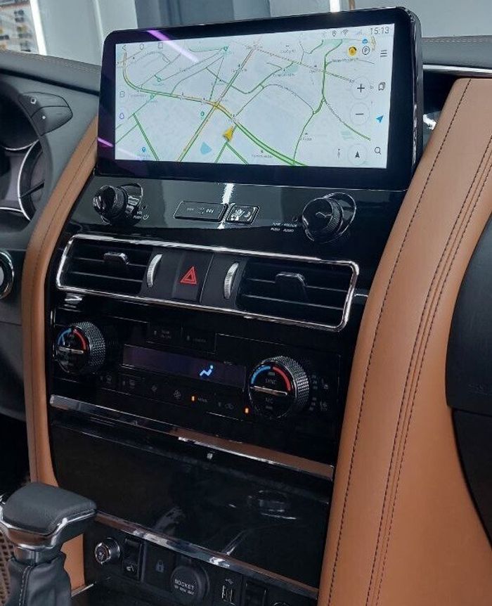 Магнитола для Nissan Patrol Y62 2010-2015 - RDL-Patrol монитор 12.3" на Android 12, Быстрая, CarPlay, 4G SIM-слот