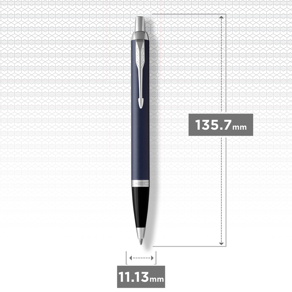 Шариковая ручка Parker IM Metal Matte Blue CT