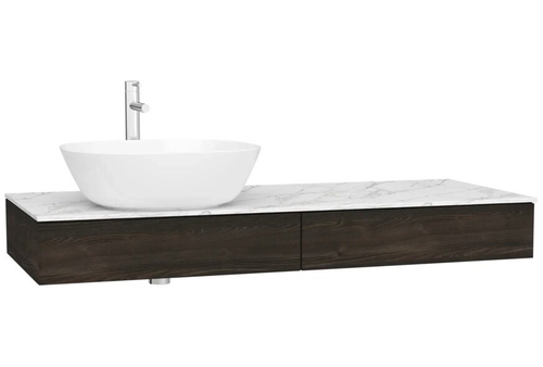 Тумба с раковиной VitrA Origin 120 см L 65680, темный вяз