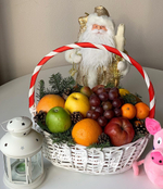 Новогодняя фруктовая корзина "Happy New Year"