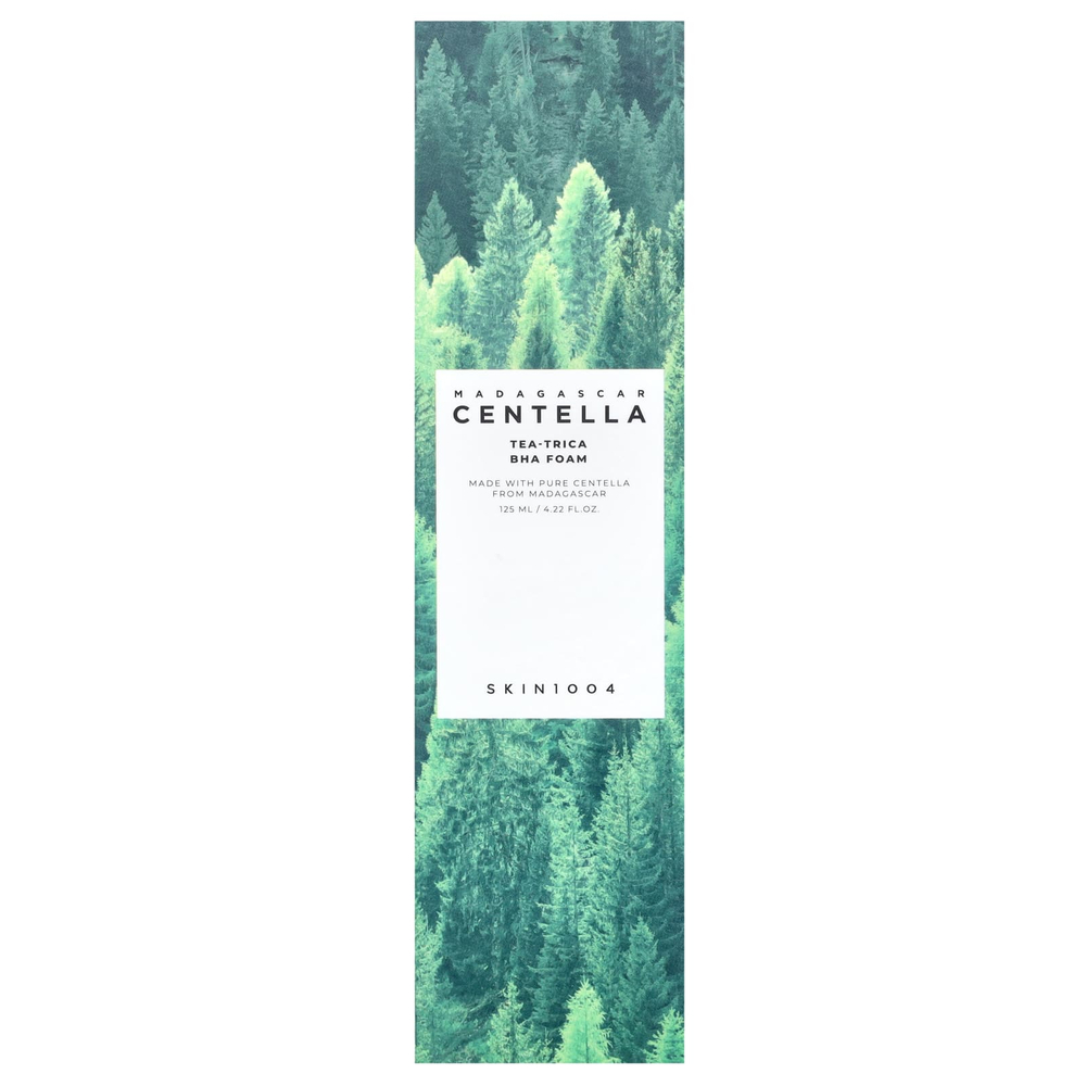 SKIN1004, Madagascar Centella, пена с экстрактом чая и трицы БГК, 125 мл (4,22 жидк. унц.)