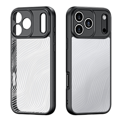 Чехол с мягкими черными рамками для iPhone 17 Pro Max, Dux Ducis, серия Aimo Series Case