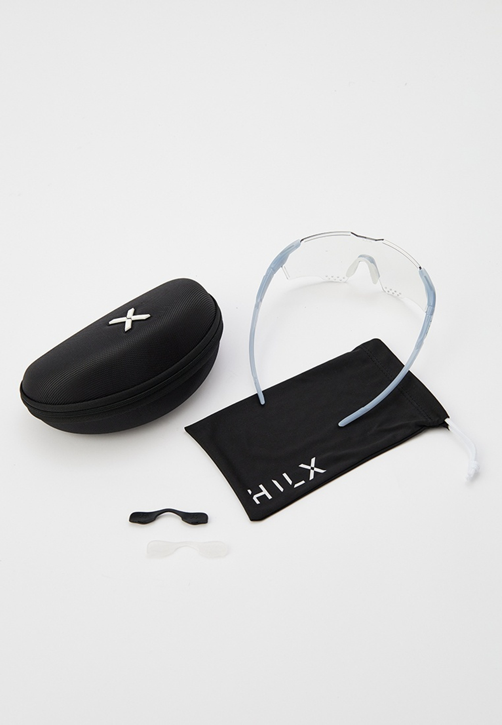 Спортивные очки HILX Gladiator (L) / Shiny Crystal Milky Light Grey / Photochromic Lens