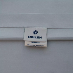 Постельное белье семейное Mollen светло-серое