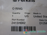Кольцо уплотнительное / O RING АРТ: 2415H002