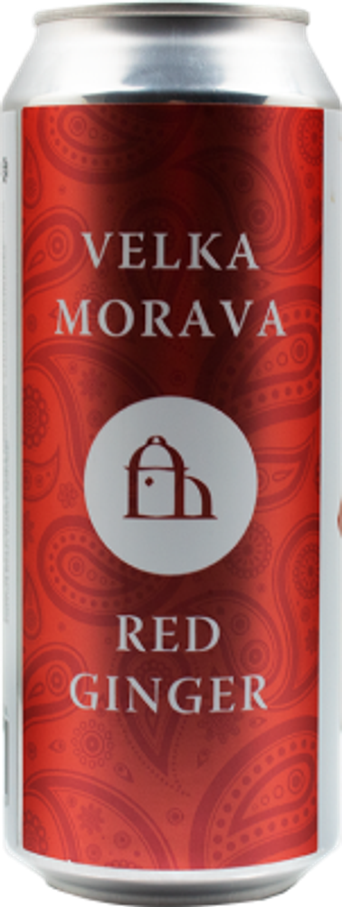 Пиво Велка Морава Рэд Джинджер / Velka Morava Red Ginger 0.5 - банка